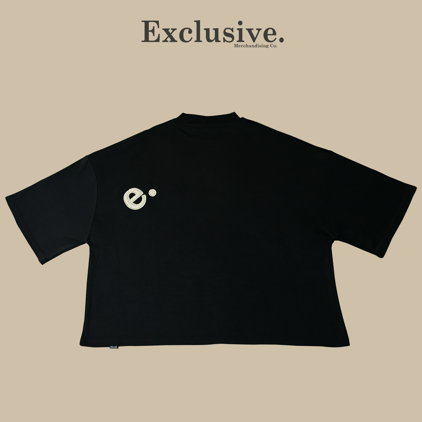 God Wear Black Oversize Boxifit Premium Tee